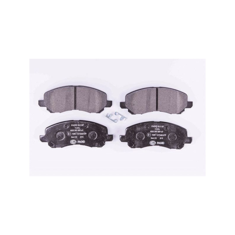 Pastiglie freno asse anteriore - HELLA BRAKE