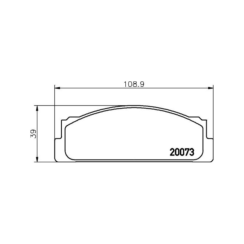 Pastiglie freno asse anteriore - HELLA BRAKE