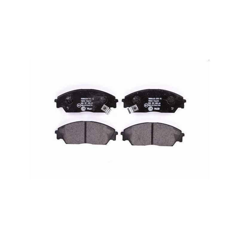 Pastiglie freno asse anteriore - HELLA BRAKE