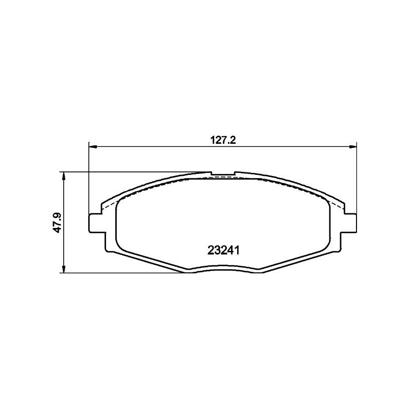 Pastiglie freno asse anteriore - HELLA BRAKE