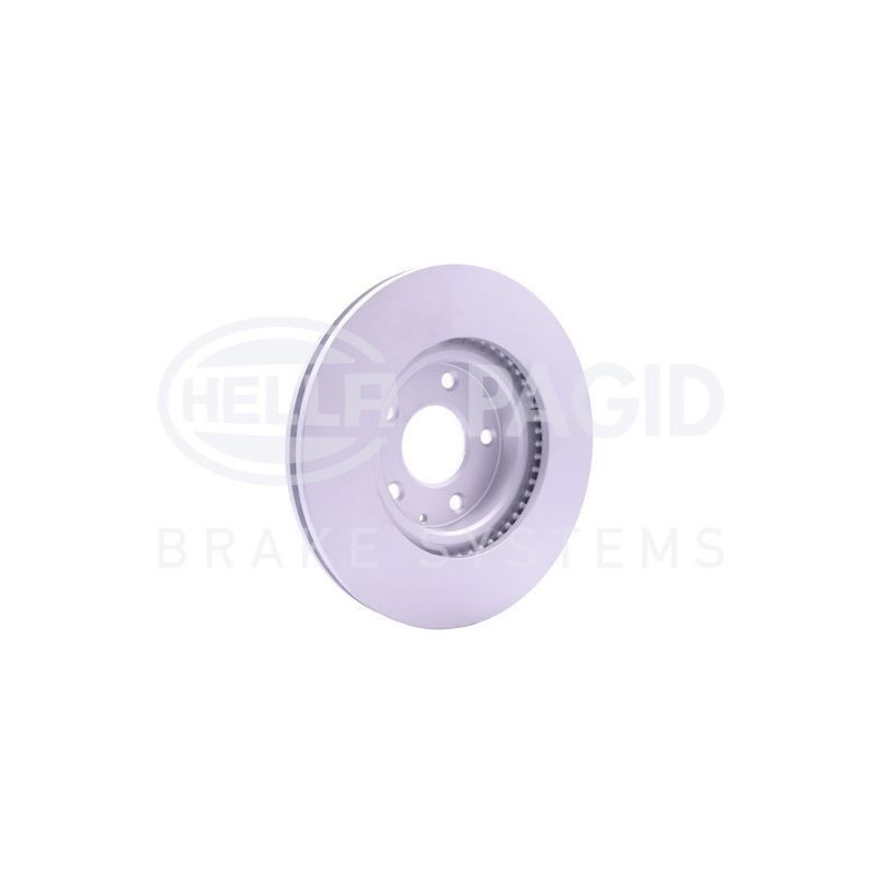 Disco freno asse anteriore - HELLA BRAKE