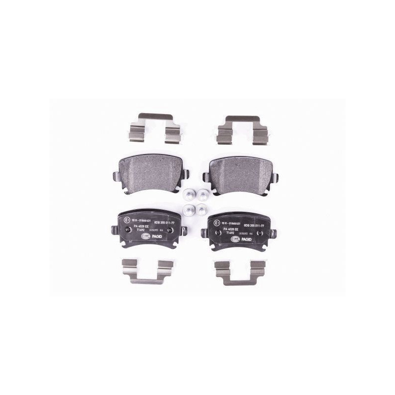 Pastiglie freno asse posteriore - HELLA BRAKE