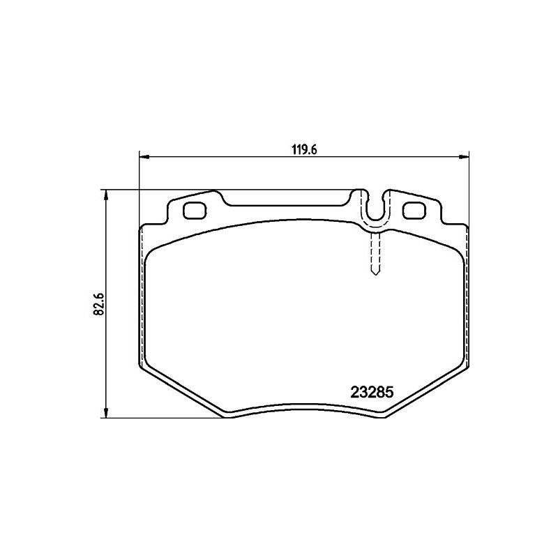 Pastiglie freno asse anteriore - HELLA BRAKE