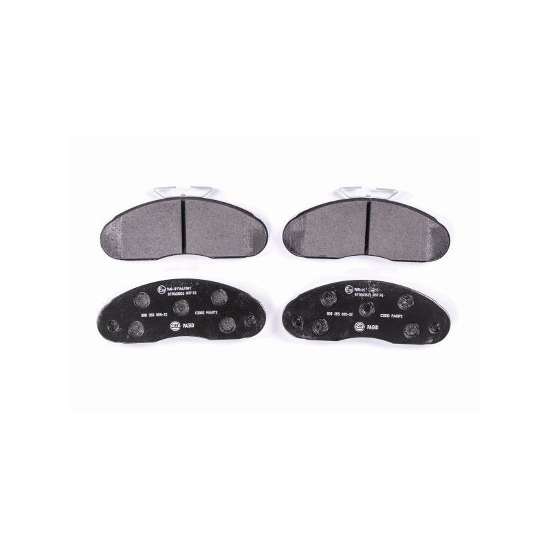 Pastiglie freno asse anteriore - HELLA BRAKE