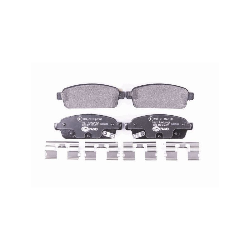 Pastiglie freno asse posteriore - HELLA BRAKE