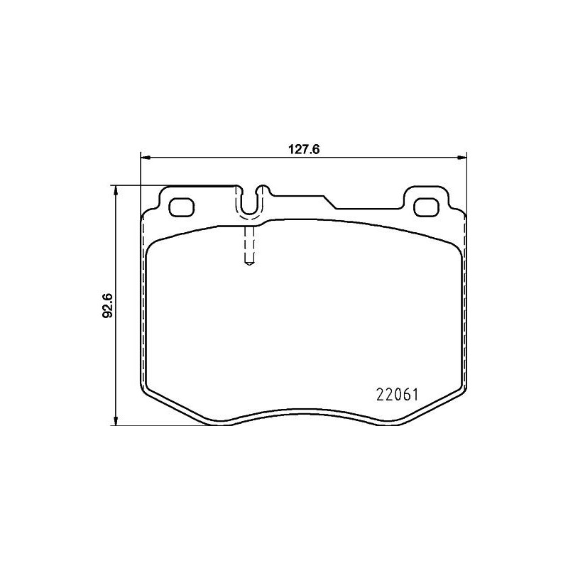 Pastiglie freno asse anteriore - HELLA BRAKE