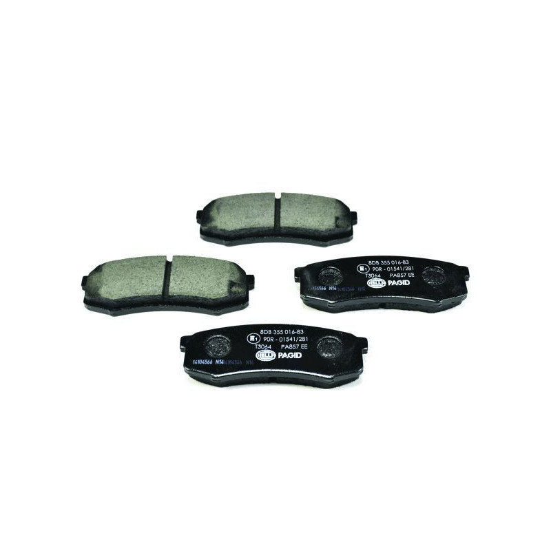 Pastiglie freno asse posteriore - HELLA BRAKE