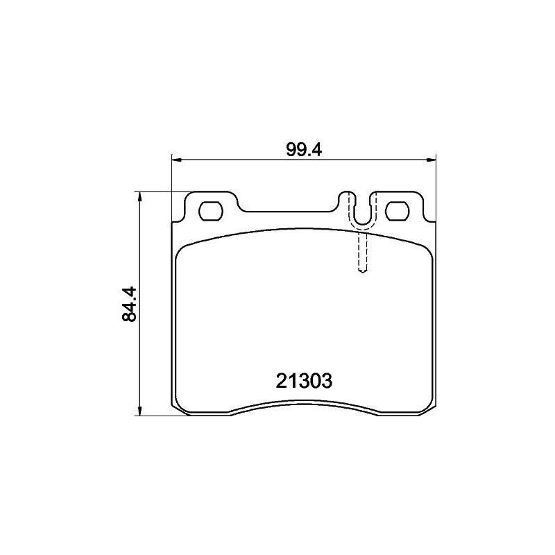 Pastiglie freno asse anteriore - HELLA BRAKE