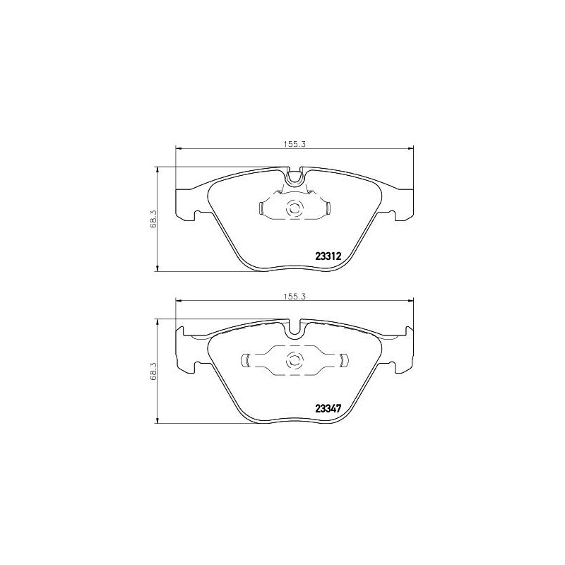 Pastiglie freno asse anteriore - HELLA BRAKE