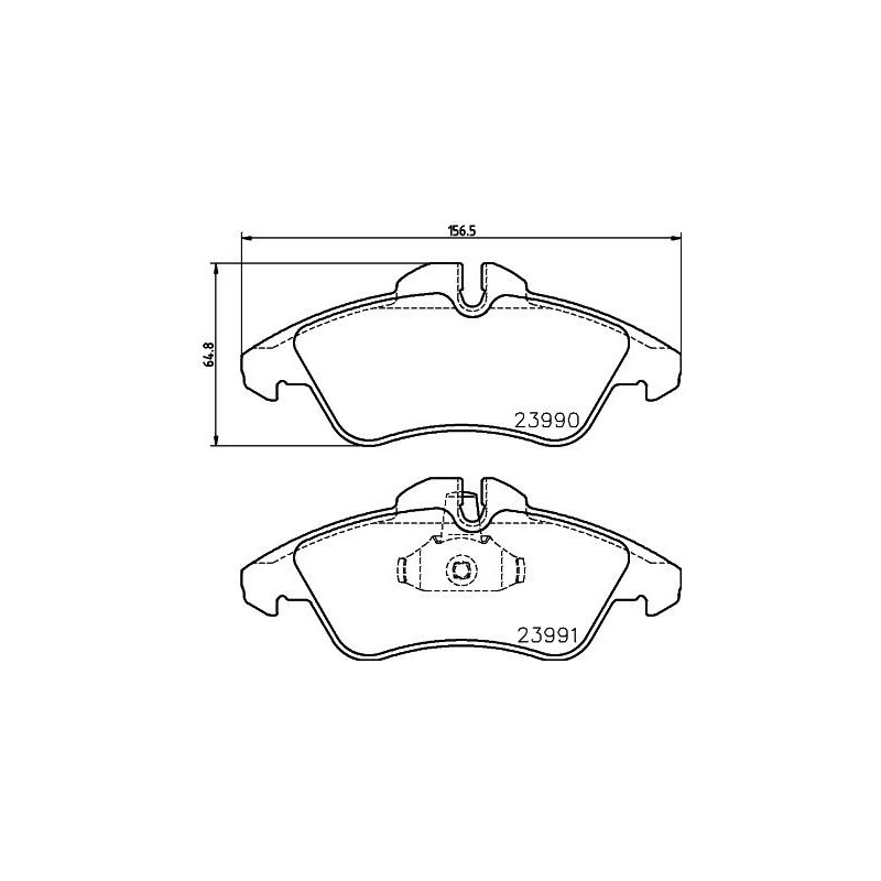 Pastiglie freno asse anteriore - HELLA BRAKE
