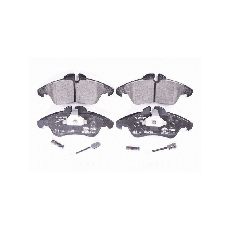 Pastiglie freno asse anteriore - HELLA BRAKE