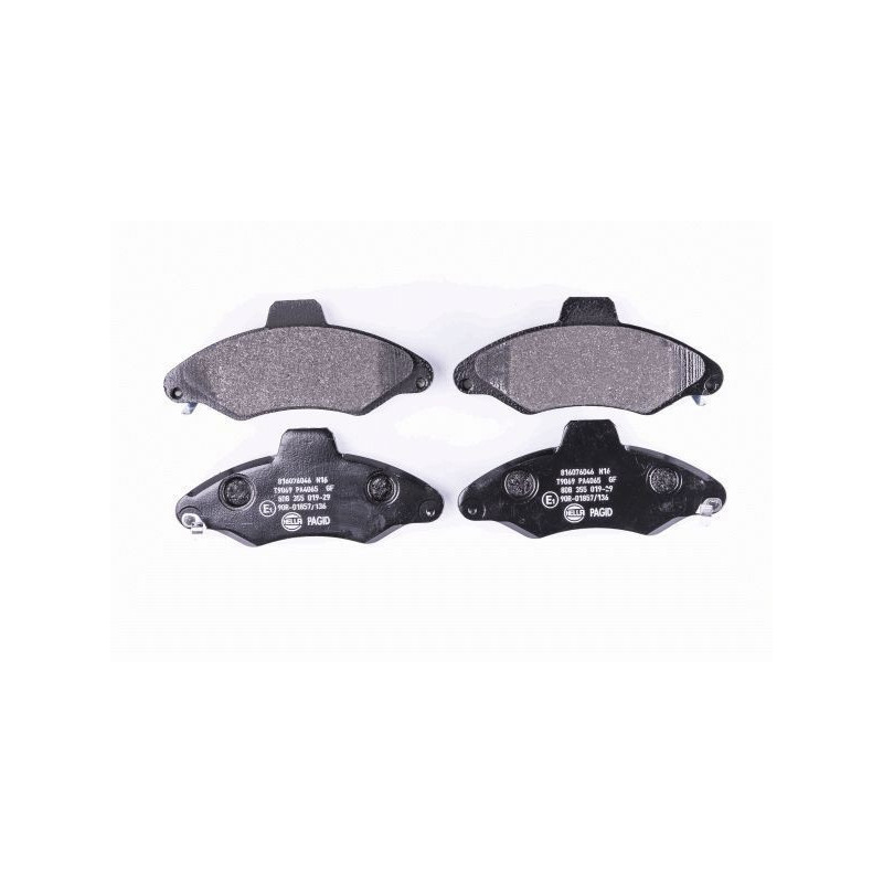 Pastiglie freno asse anteriore - HELLA BRAKE