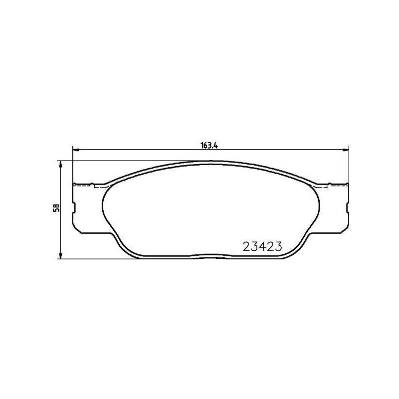 Pastiglie freno asse anteriore - HELLA BRAKE