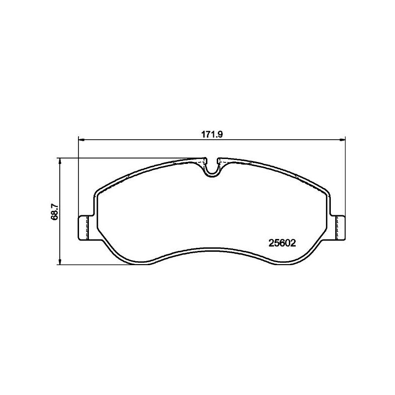 Pastiglie freno asse anteriore - HELLA BRAKE