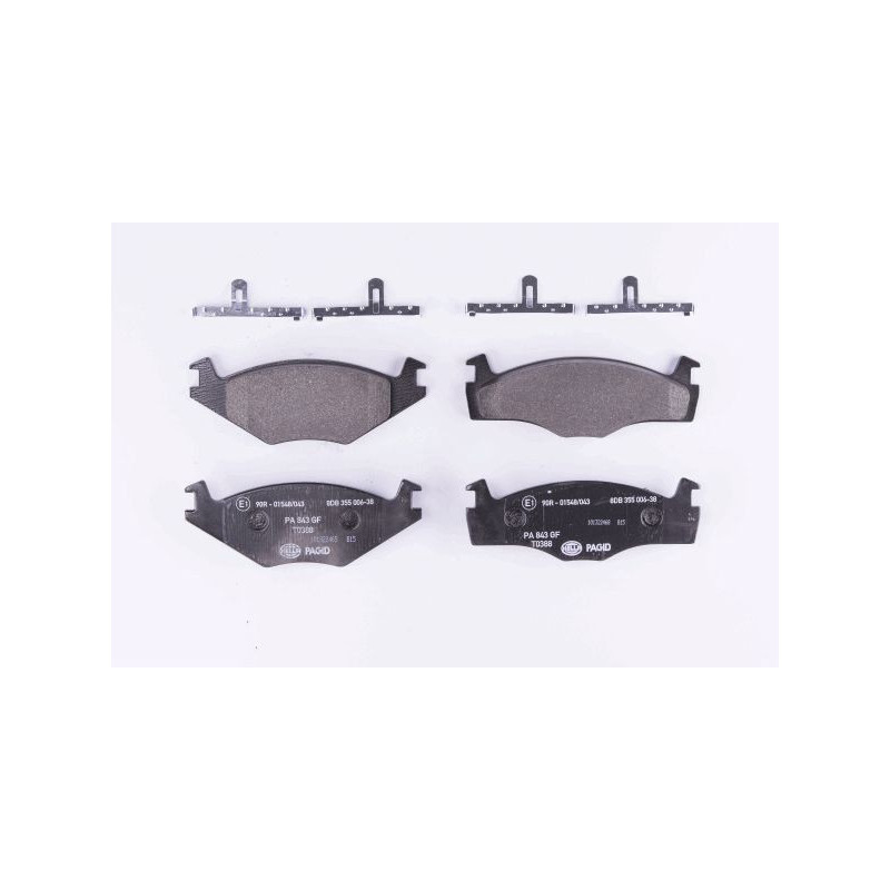 Pastiglie freno asse anteriore - HELLA BRAKE