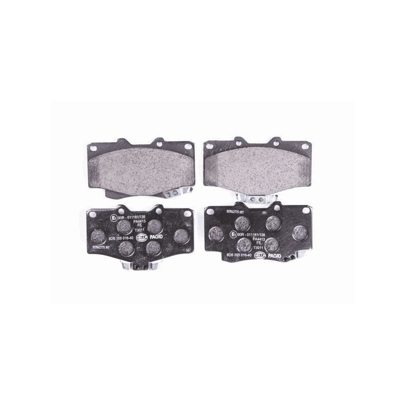 Pastiglie freno asse anteriore - HELLA BRAKE