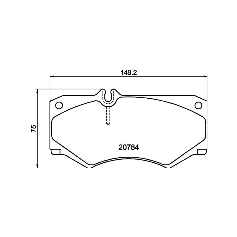 Pastiglie freno asse anteriore - HELLA BRAKE