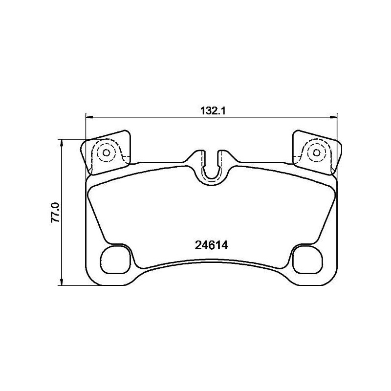 Pastiglie freno asse posteriore - HELLA BRAKE