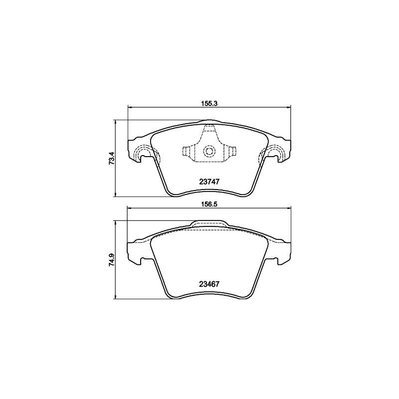 Pastiglie freno asse anteriore - HELLA BRAKE