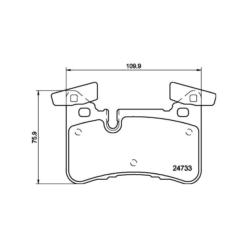 Pastiglie freno asse posteriore - HELLA BRAKE