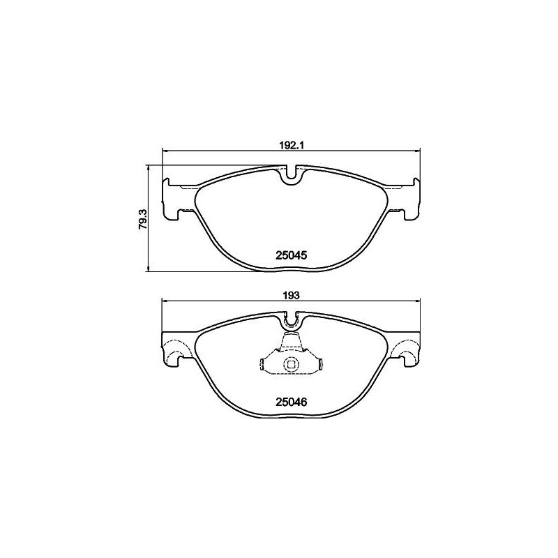 Pastiglie freno asse anteriore - HELLA BRAKE