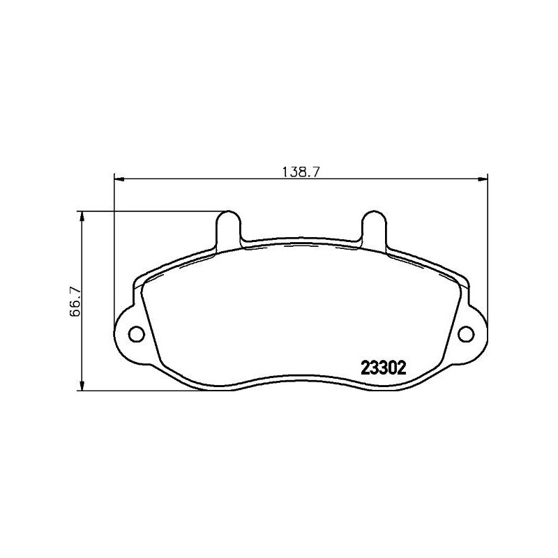 Pastiglie freno asse anteriore - HELLA BRAKE