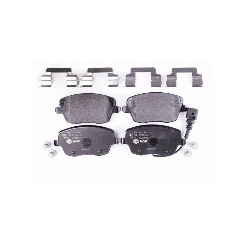 Pastiglie freno asse anteriore - HELLA BRAKE