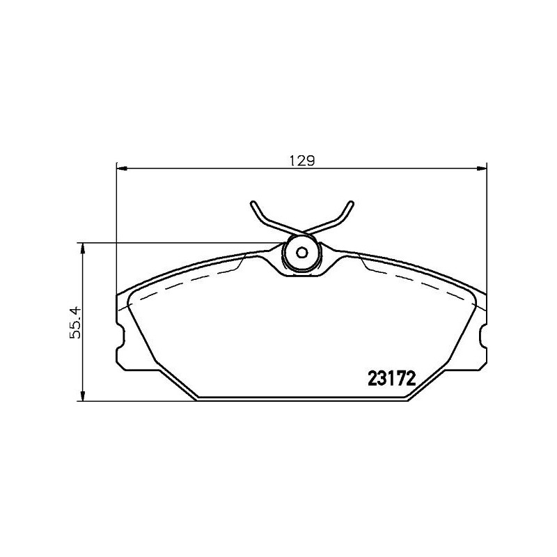 Pastiglie freno asse anteriore - HELLA BRAKE