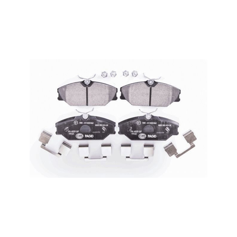 Pastiglie freno asse anteriore - HELLA BRAKE