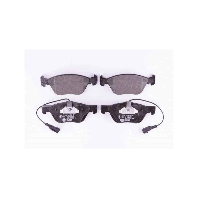 Pastiglie freno asse anteriore - HELLA BRAKE