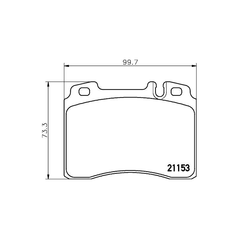 Pastiglie freno asse anteriore - HELLA BRAKE