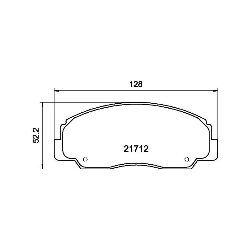 Pastiglie freno asse anteriore - HELLA BRAKE