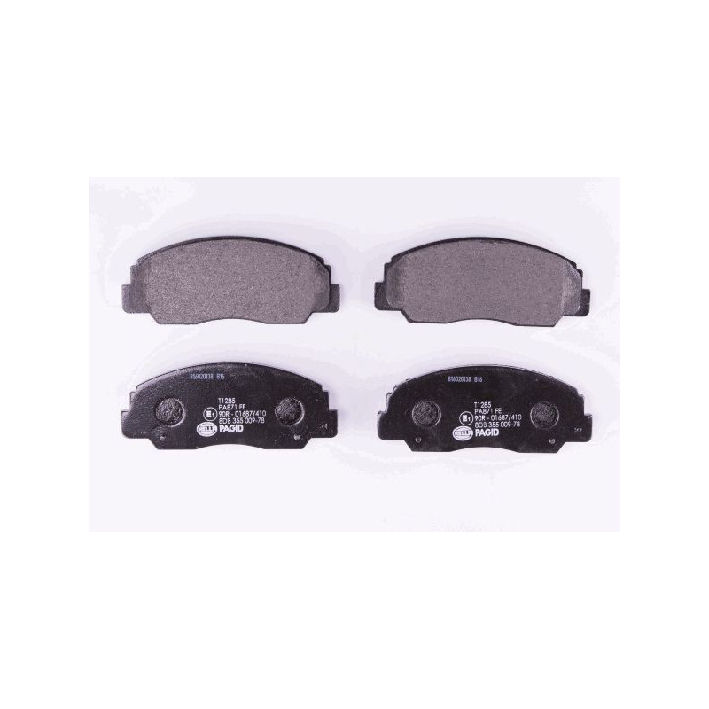 Pastiglie freno asse anteriore - HELLA BRAKE