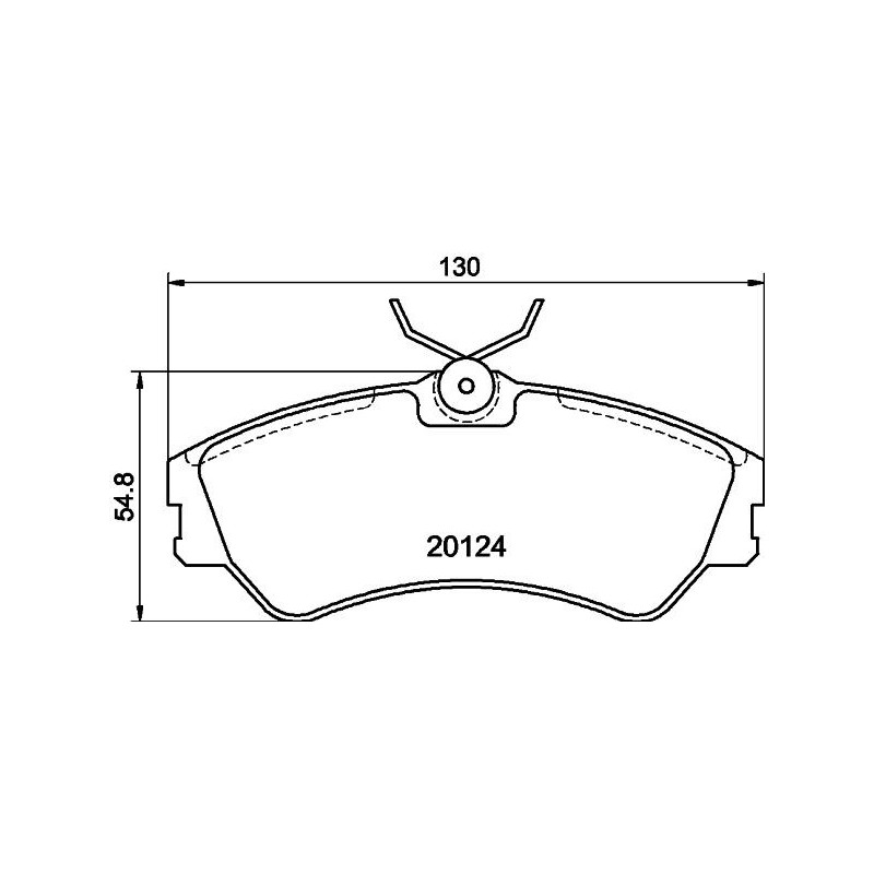 Pastiglie freno asse anteriore - HELLA BRAKE