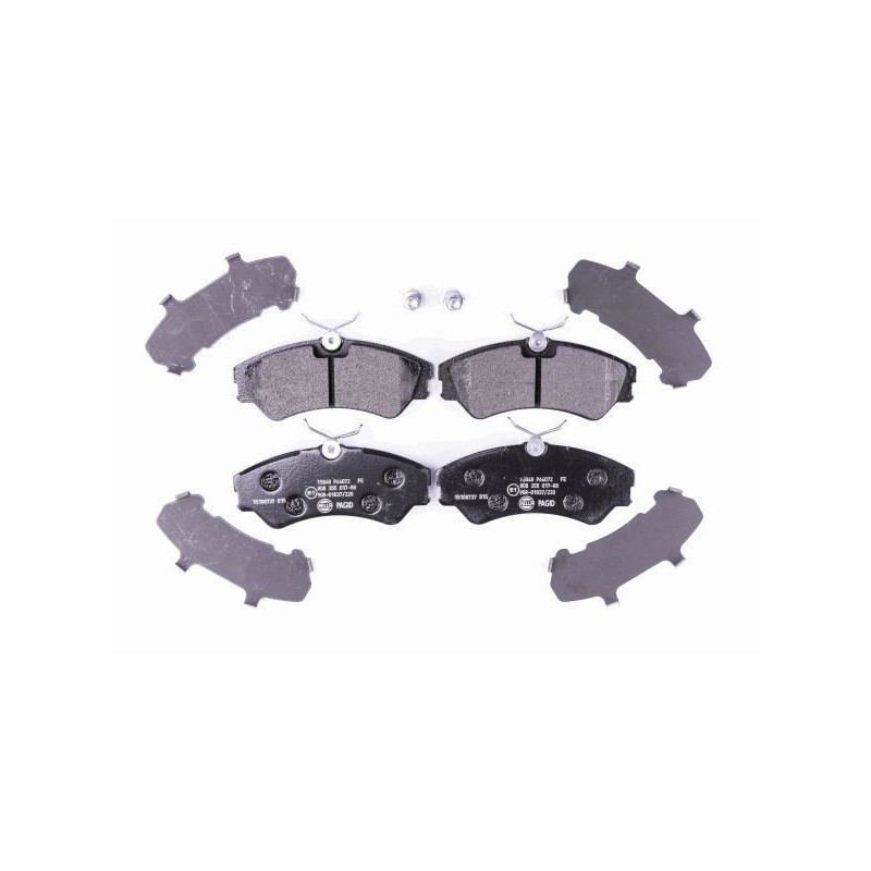 Pastiglie freno asse anteriore - HELLA BRAKE