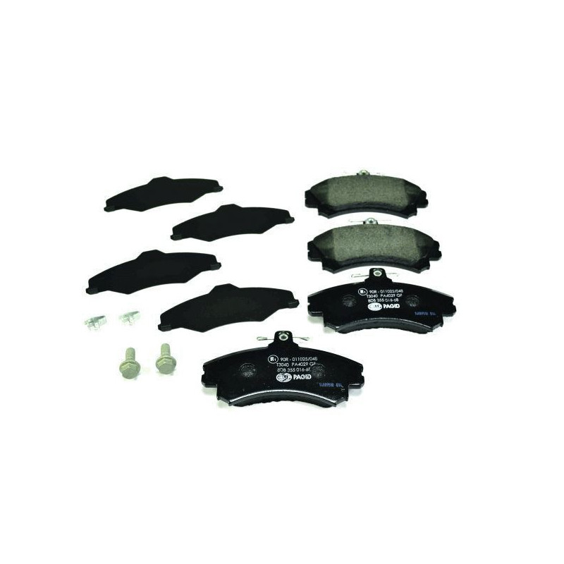 Pastiglie freno asse anteriore - HELLA BRAKE