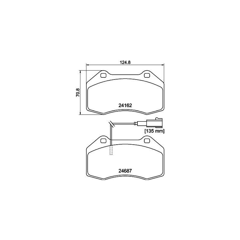 Pastiglie freno asse anteriore - HELLA BRAKE