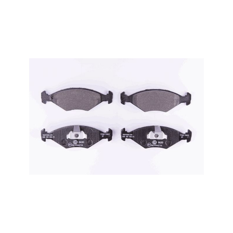 Pastiglie freno asse anteriore - HELLA BRAKE