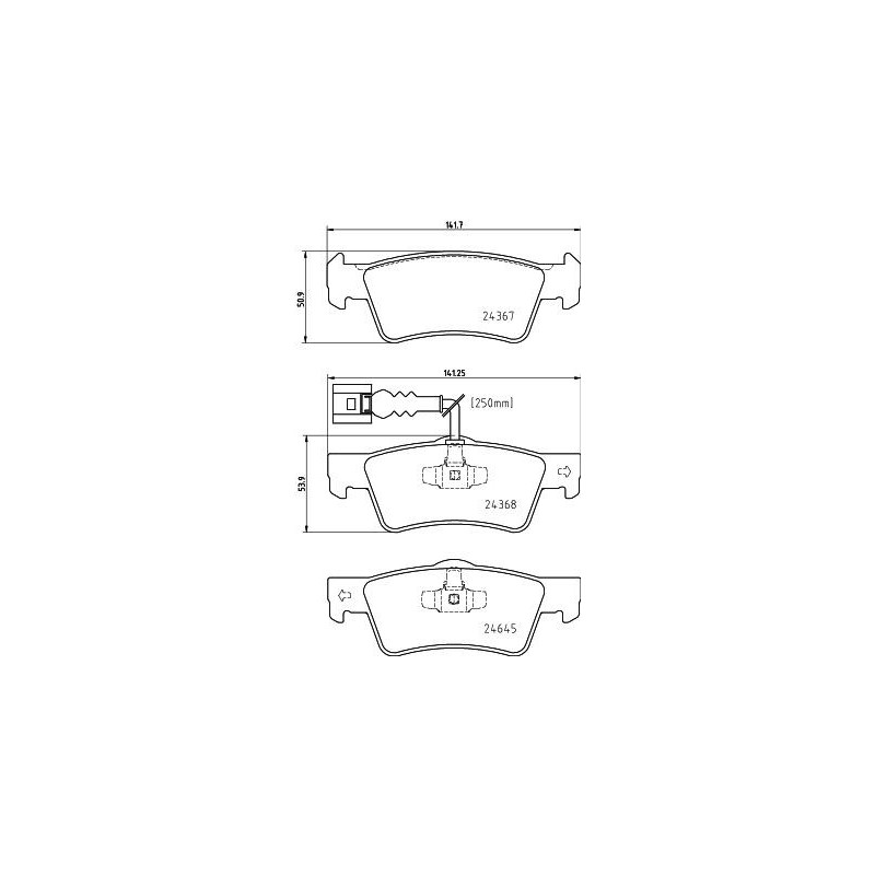 Pastiglie freno asse posteriore - HELLA BRAKE