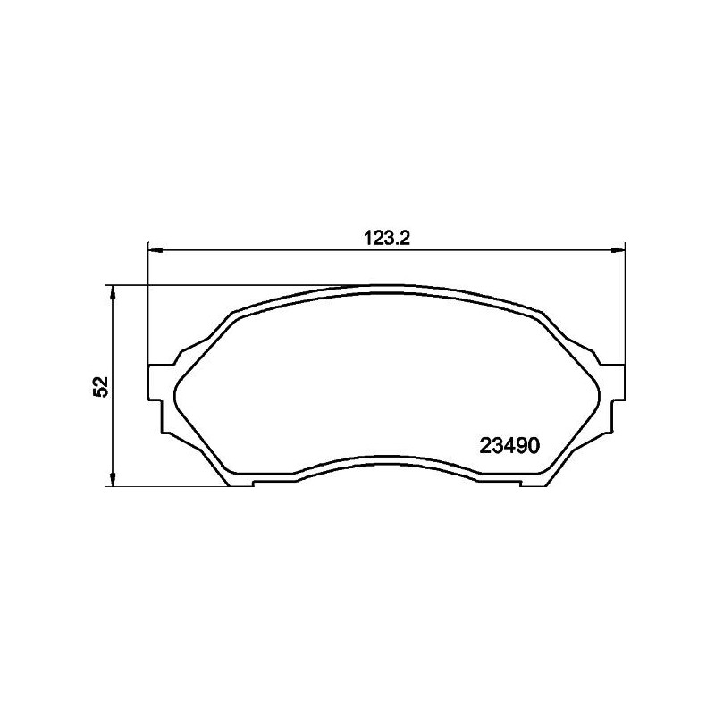 Pastiglie freno asse anteriore - HELLA BRAKE