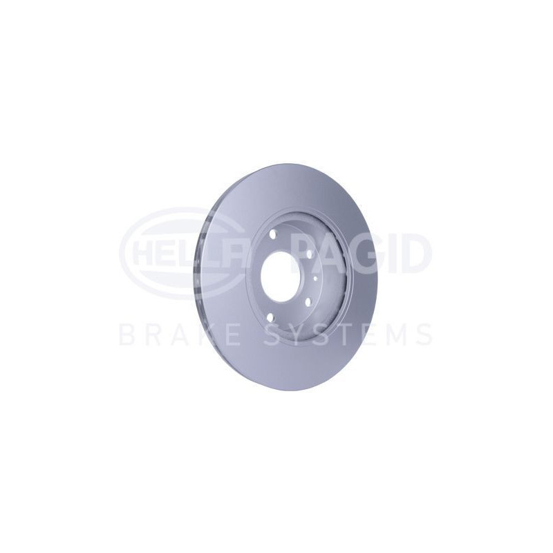 Disco freno asse anteriore - HELLA BRAKE