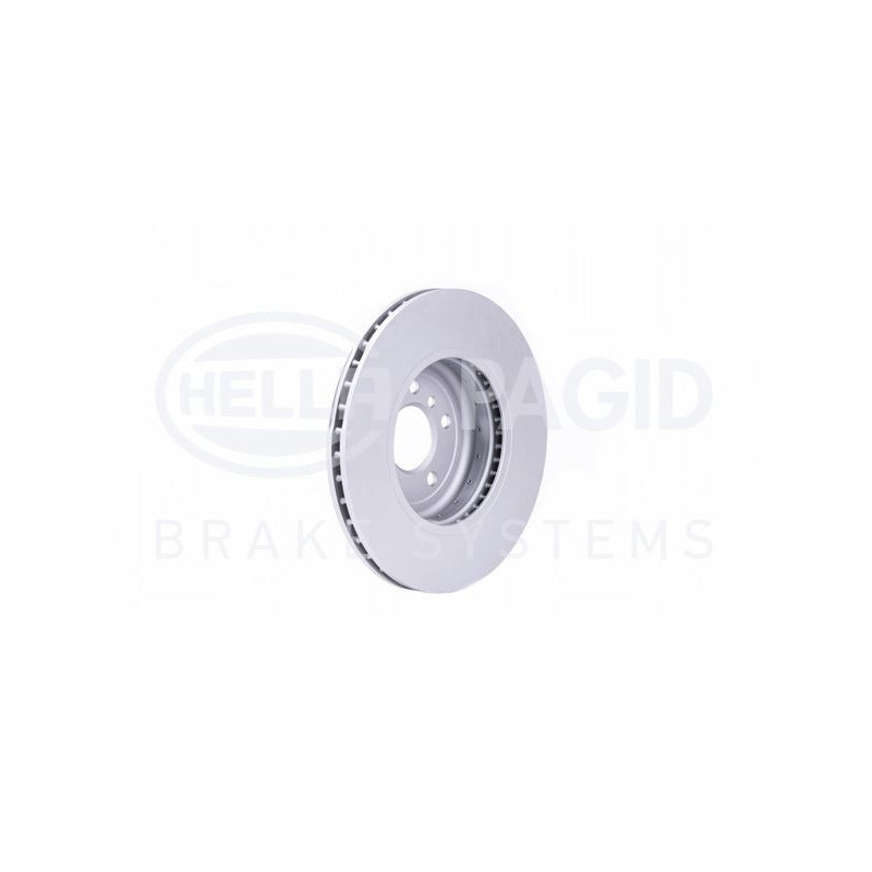 Disco freno asse anteriore - HELLA BRAKE