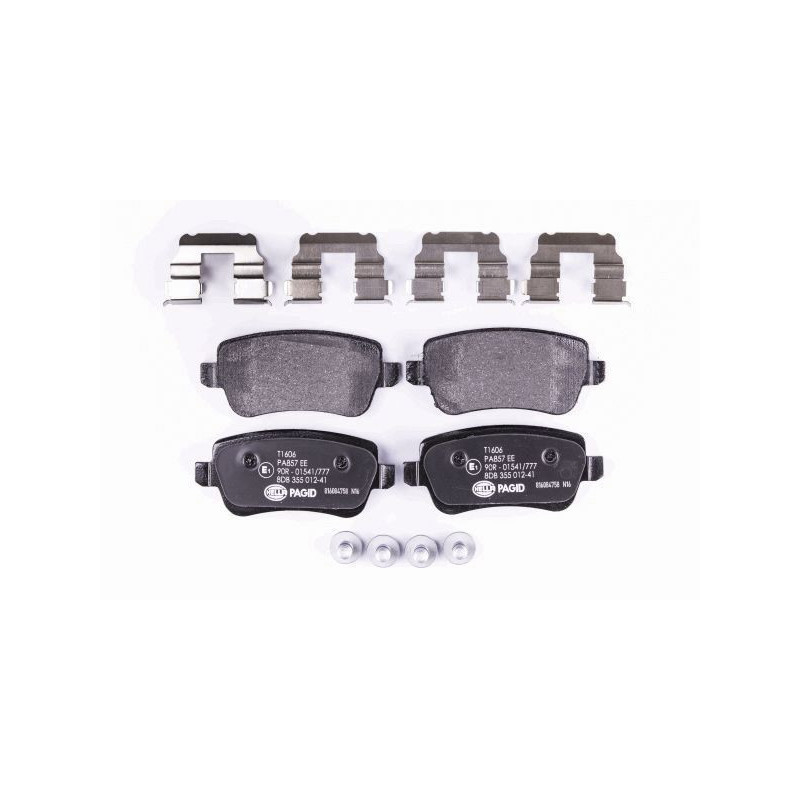 Pastiglie freno asse posteriore - HELLA BRAKE