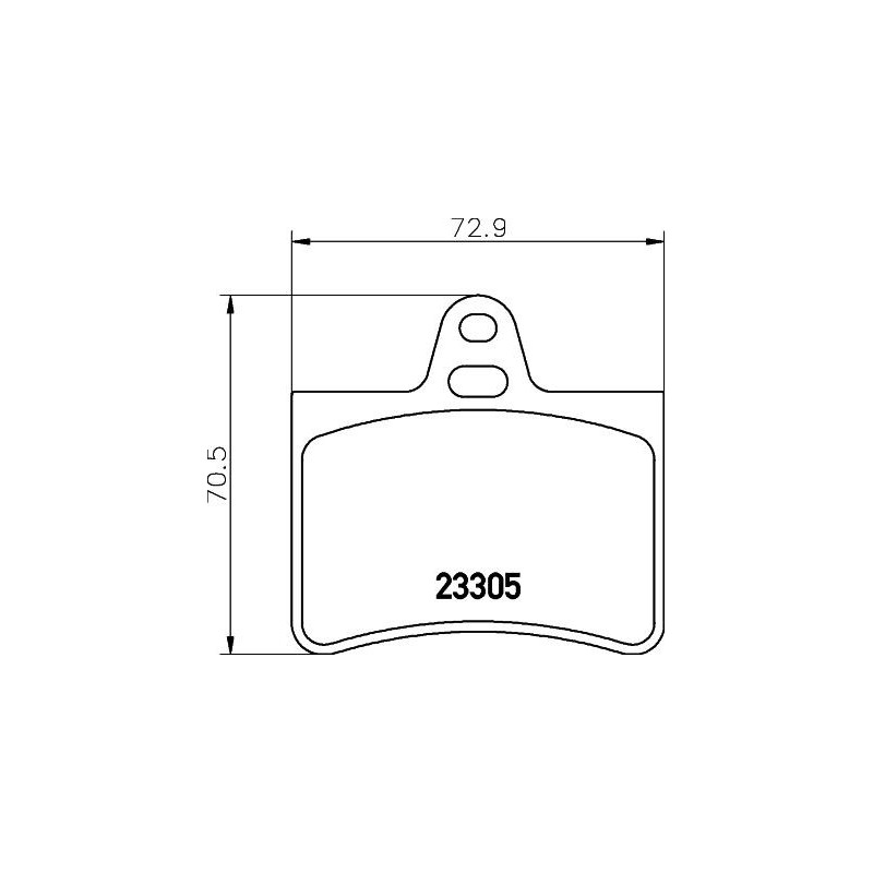Pastiglie freno asse posteriore - HELLA BRAKE