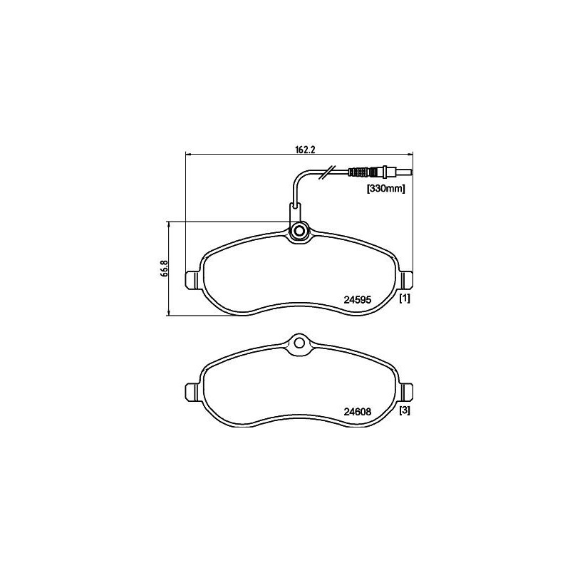 Pastiglie freno asse anteriore - HELLA BRAKE