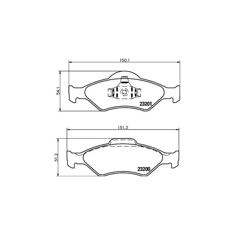 Pastiglie freno asse anteriore - HELLA BRAKE