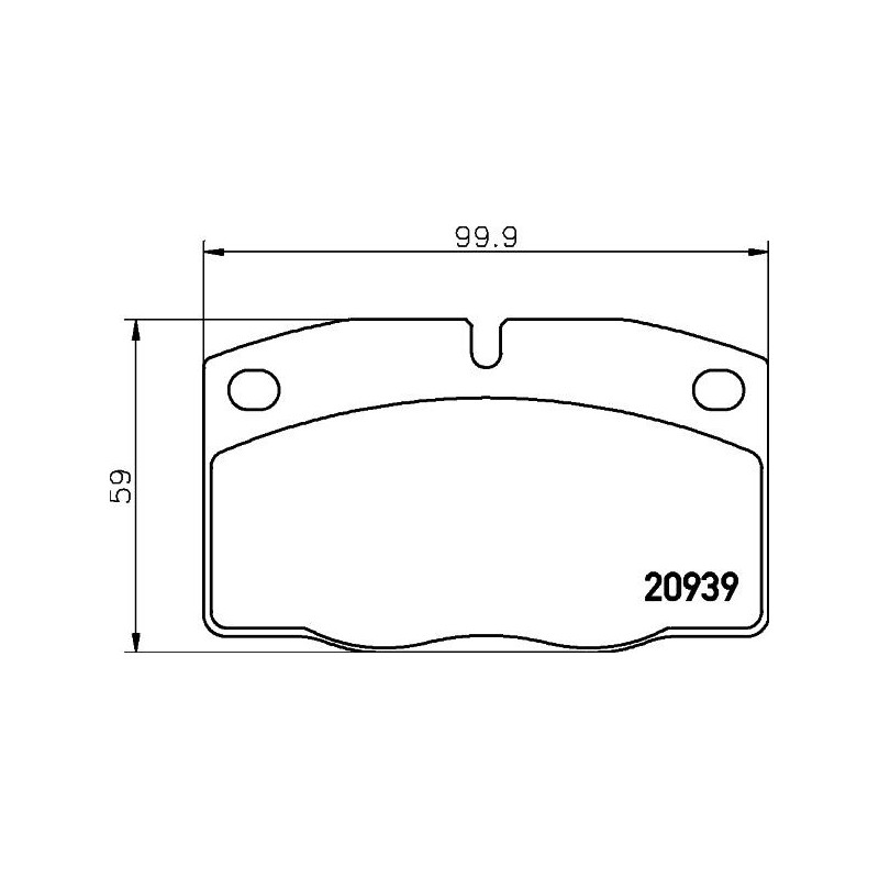 Pastiglie freno asse anteriore - HELLA BRAKE