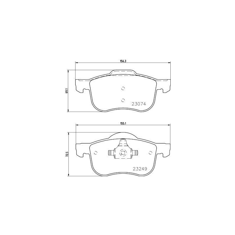 Pastiglie freno asse anteriore - HELLA BRAKE