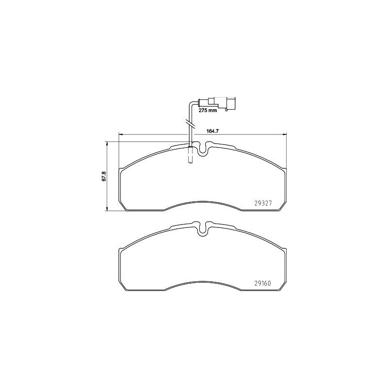 Pastiglie freno asse anteriore - HELLA BRAKE