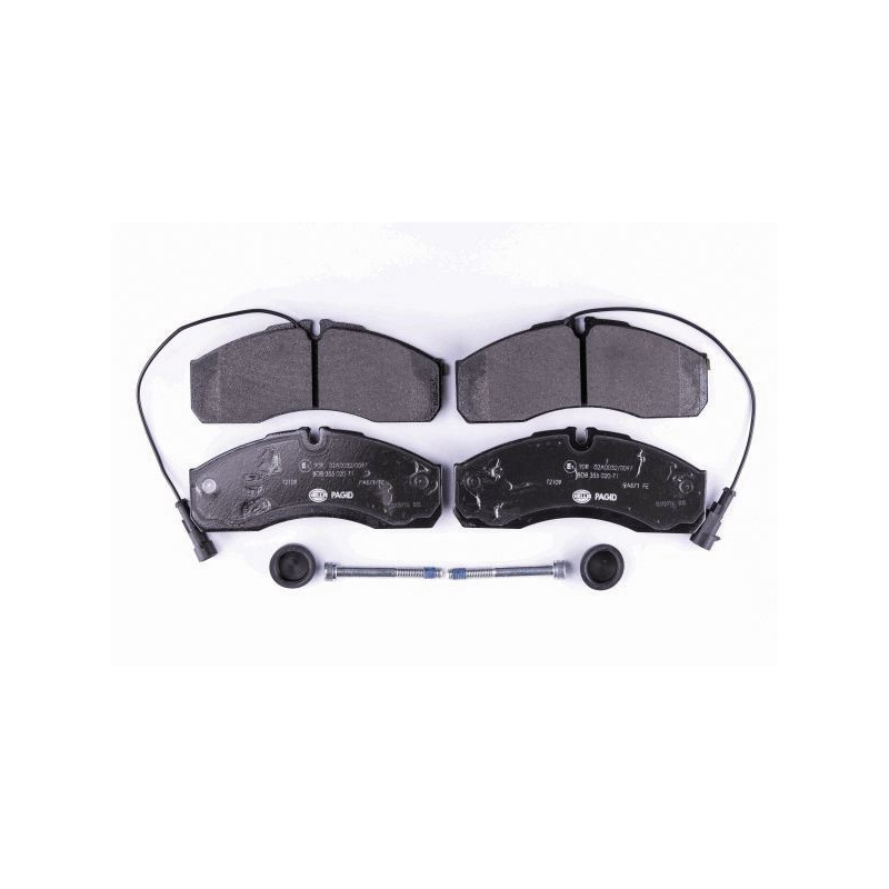 Pastiglie freno asse anteriore - HELLA BRAKE